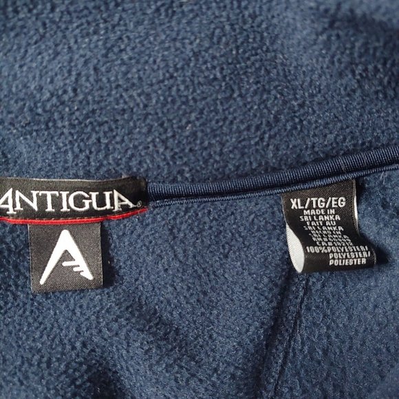 Cleveland Indians Antigua Men XL Fleece Jacket Pullover Blue MLB Wahoo Guardians - Picture 7 of 8